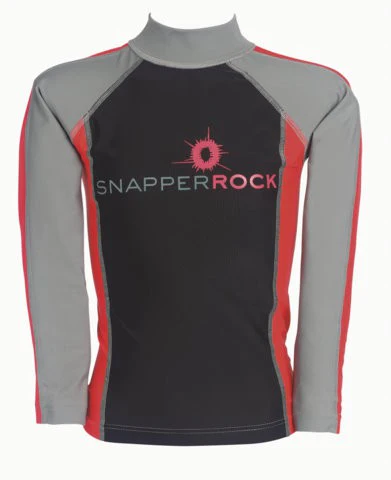 Snapper Rock UV zwemshirt lange mouw Grey Slate Snapper Rock UV zwemshirt lange mouw Grey Slate