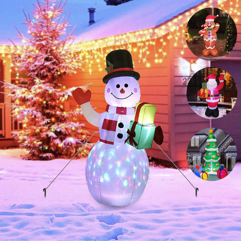 Kerstornament Decoratie – Sneeuwman of Kerstboom met Verlichting
