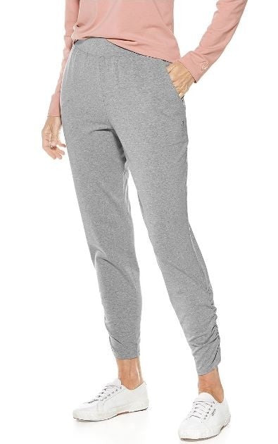 Coolibar – Casual UV-broek voor dames – Café Ruche – Grijs