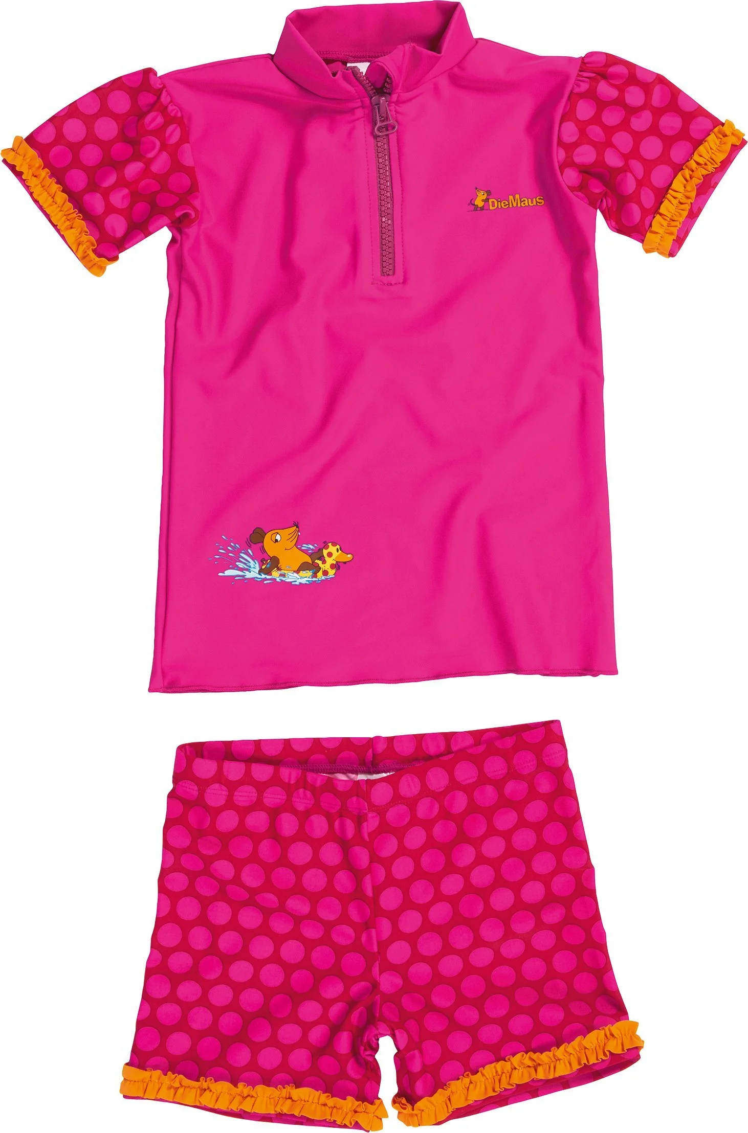 Playshoes – UV-zwemsetje meisjes – Roze Muis