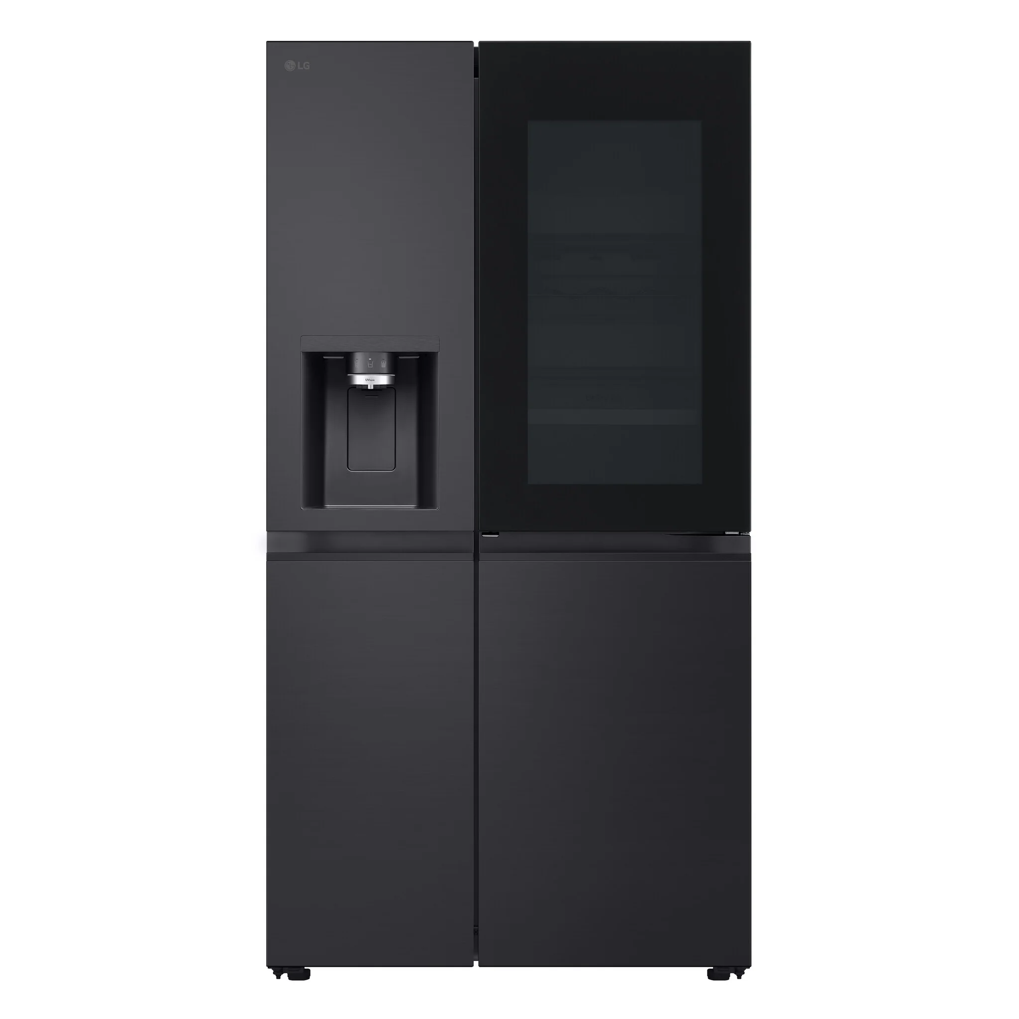 LG InstaView GSXE91EVAD amerikaanse koelkast Vrijstaand 628 l Zwart