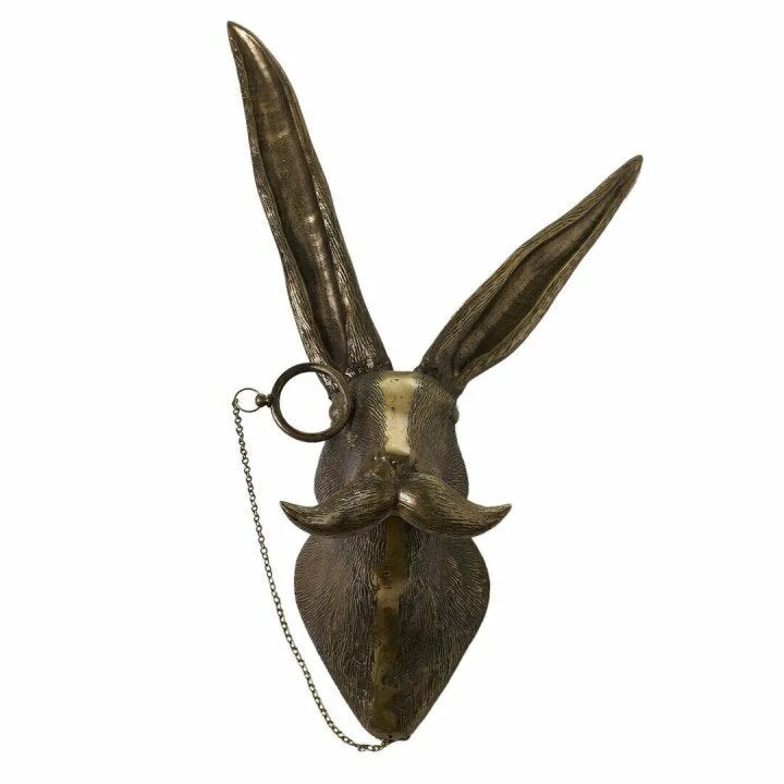 ArtBeest Dierkop Wanddecoratie – Handgeschilderde Speelse Figuren van Hars