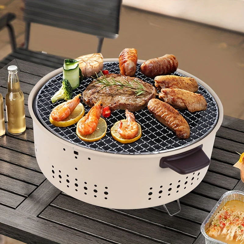 Rookvrije Draagbare Elektrische Grill – SmokeLessGrill