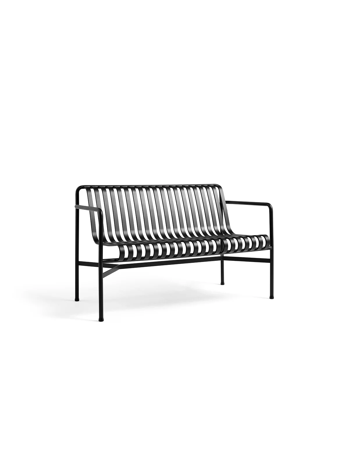 Palissade Dining Bench Armrest, Anthracite – HAY Palissade Dining Bench Armrest, Anthracite – HAY