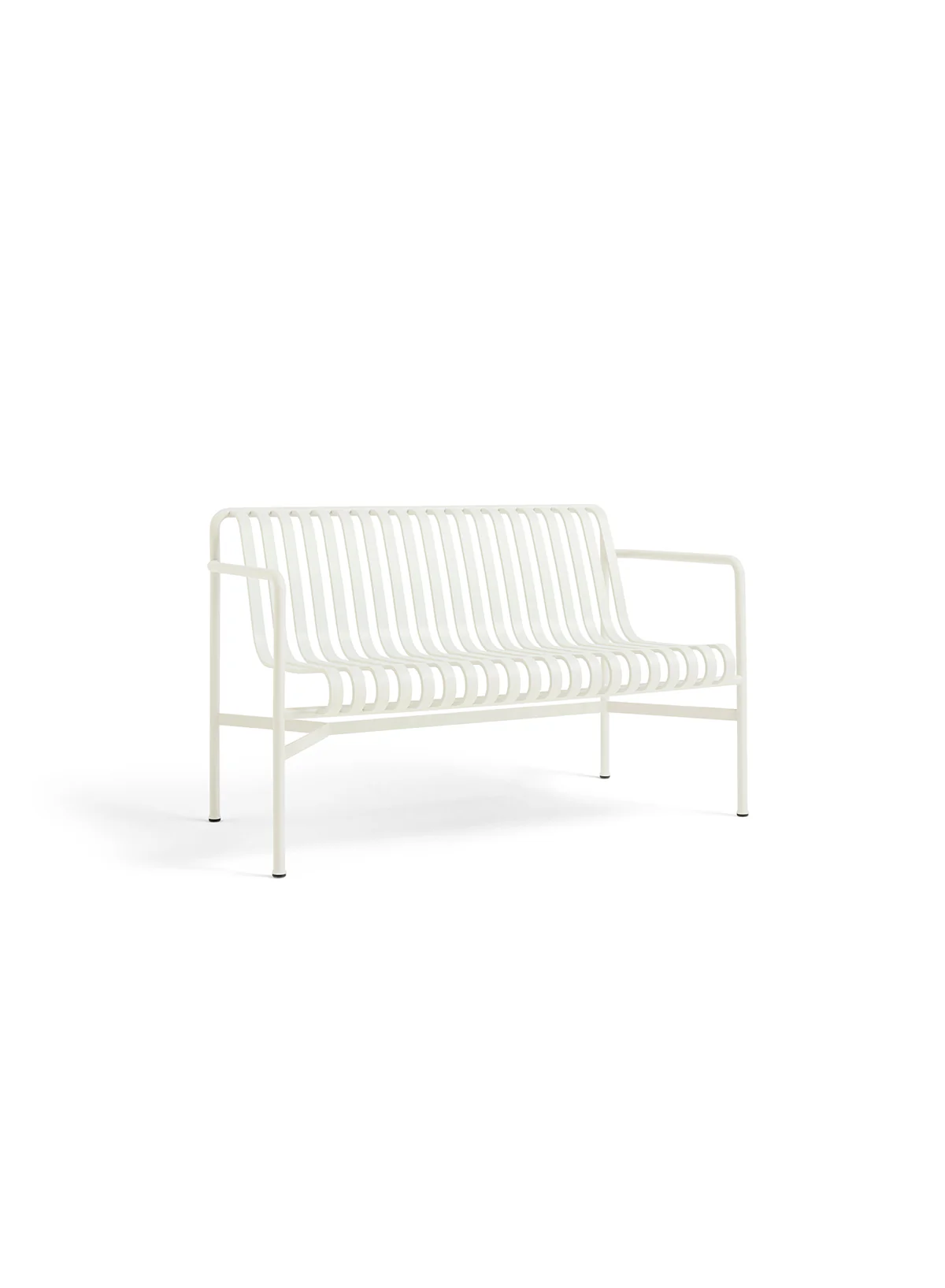 Palissade Dining Bench Armrest, Cream White – HAY Palissade Dining Bench Armrest, Cream White – HAY