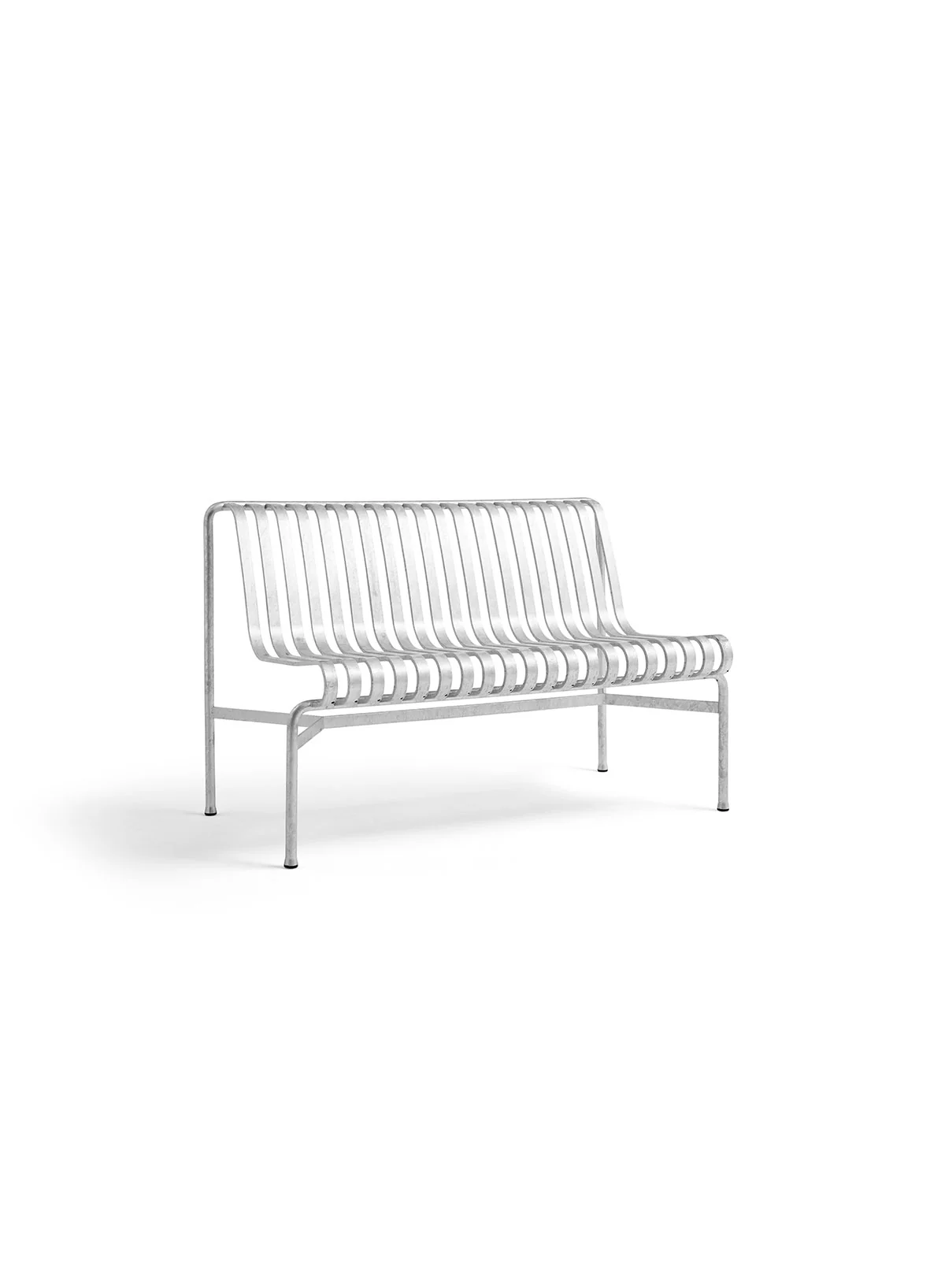 Palissade Dining Bench, Galvanised Steel – HAY Palissade Dining Bench, Galvanised Steel – HAY