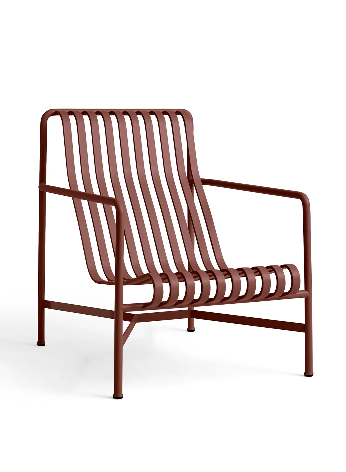Palissade Lounge Chair High, Iron Red – HAY Palissade Lounge Chair High, Iron Red – HAY