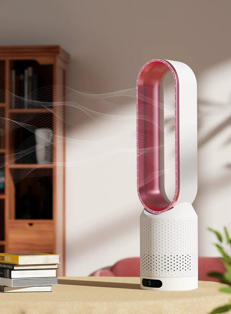 Climora Stille Luchtkoeler | 3-in-1 Koelen, Reinigen & Verfrissen met 90° Oscillatie - Afbeelding 3