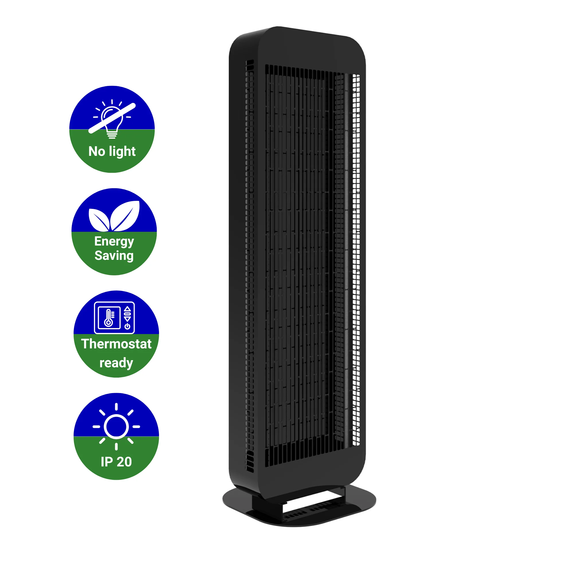 2e Kans Staande Infrarood Straler Amalfi – 1400 | 1900 Watt