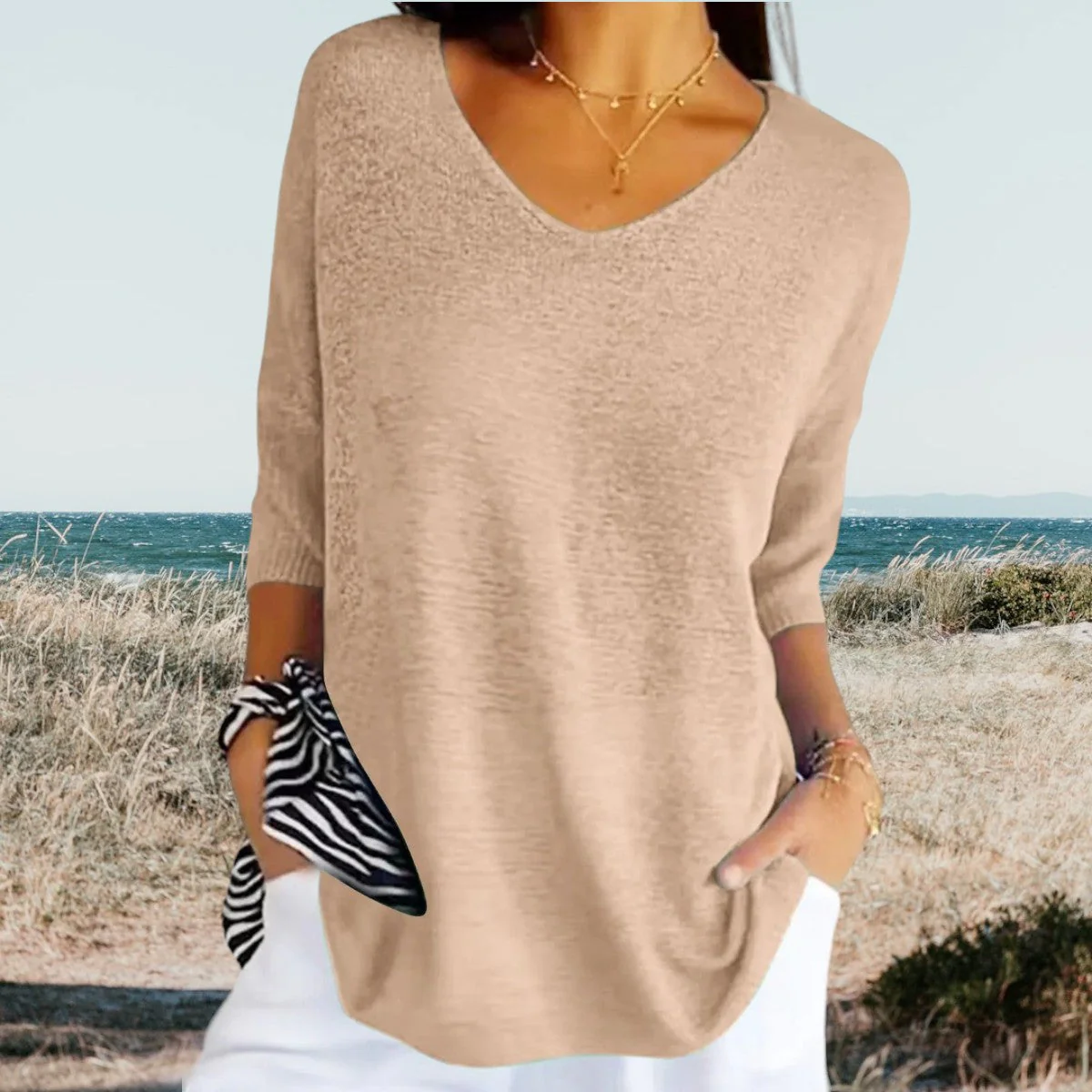 Gerda™ Zomer V-hals Top