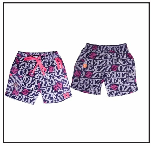 Zee & Zo boardshort Blue Character Zee & Zo boardshort Blue Character