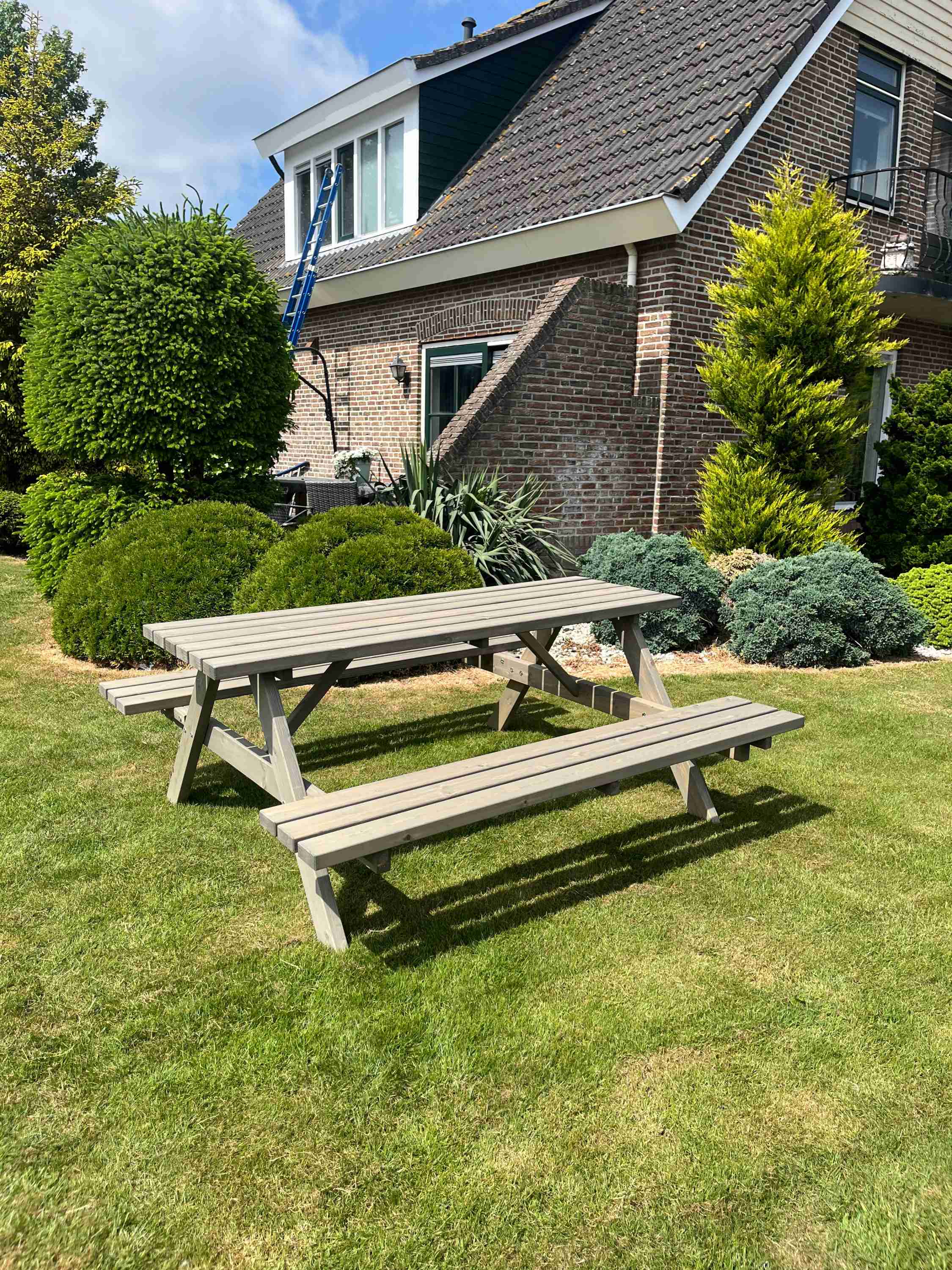 Picknicktafel DeLuxe | Antraciet | 180cm