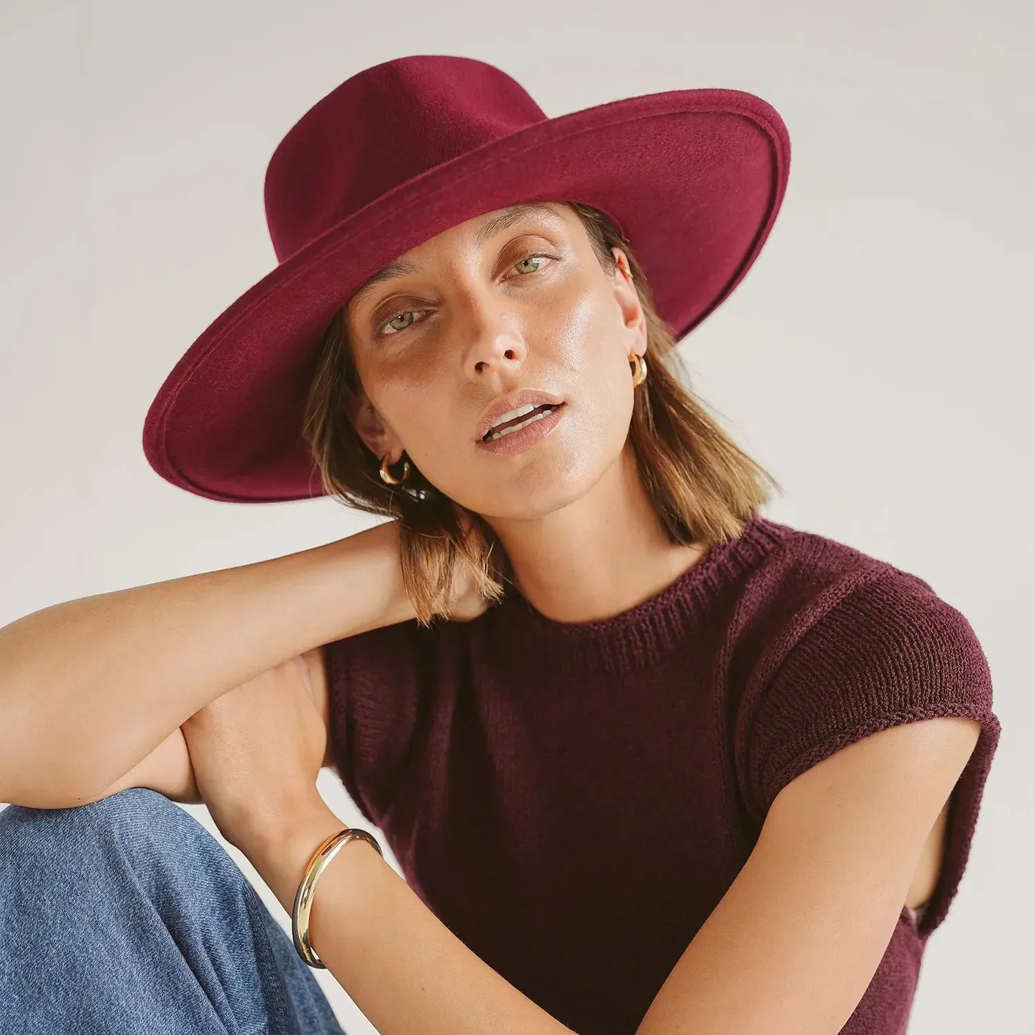 House of Ord – Winter hoed Chloe Fedora – Moerbei