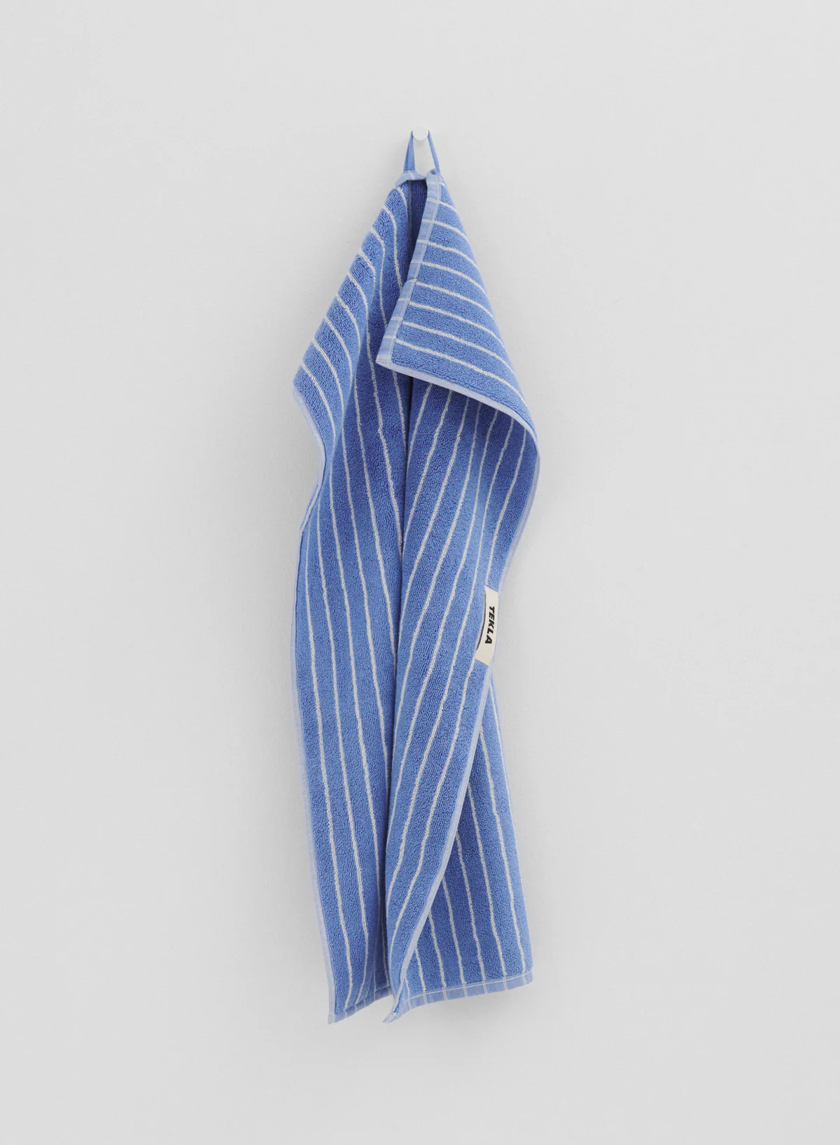 Bath Towel, Clear Blue Stripes – Tekla