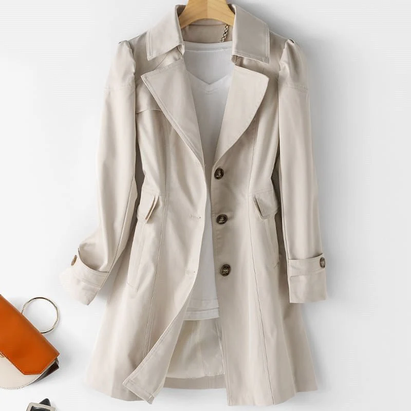 Elegante Damesjas Aurine – Stijlvolle Trenchcoat voor Elke Seizoen