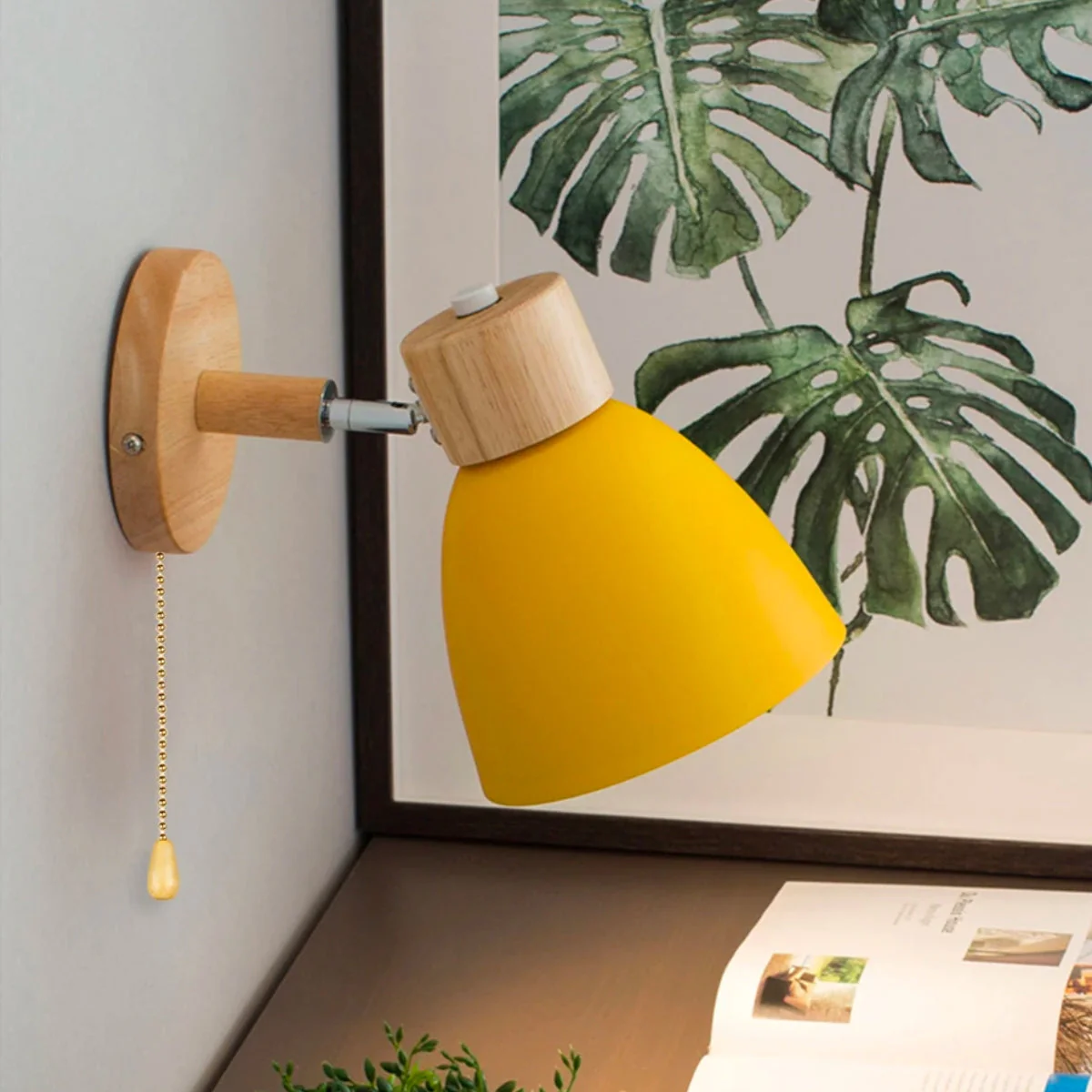 ChromaWood Scandinavische Design Wandlamp Stijlvol