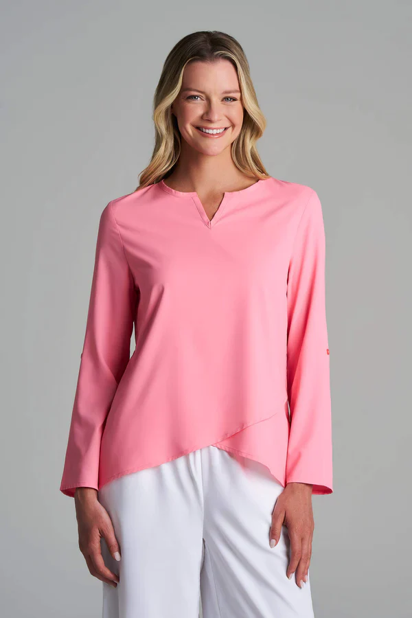 Coolibar – UV-tuniek voor dames – Santa Barbara – Flamingo Pink