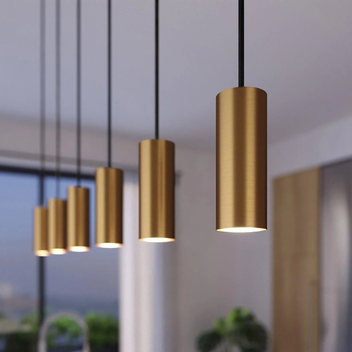 Creative Cables Tube Hanglamp Messing
