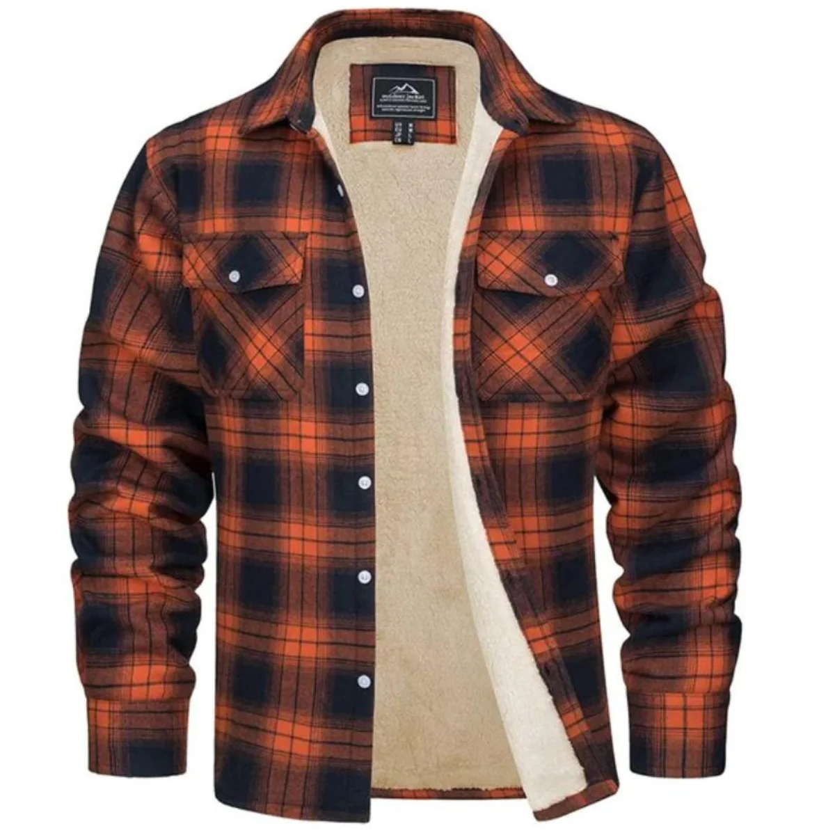 Heren fleece gilet met ruitpatroon | Warm