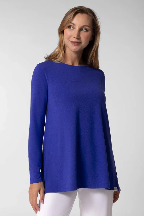 Coolibar – UV Shirt voor dames – Daybreak – Swing – Baja Blue
