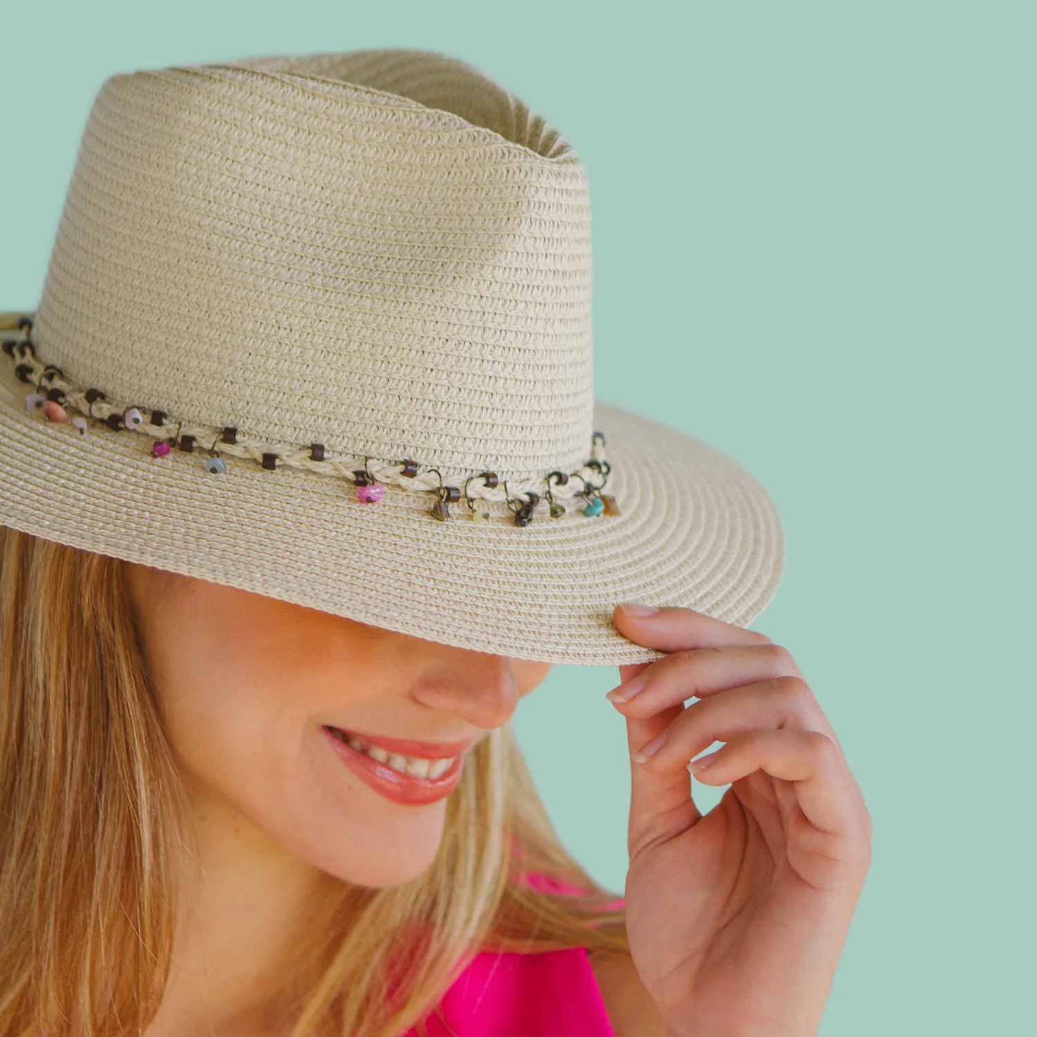 360FIVE Everyday – zonnehoed Emily Fedora – Naturel