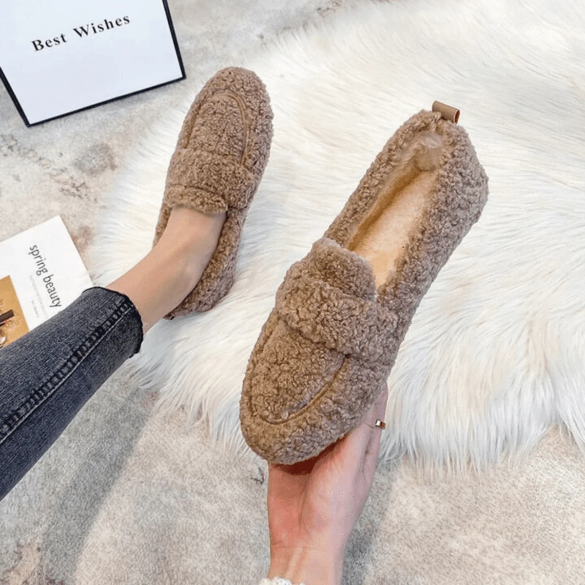 ELEGANSTEP – Elegante Winter-Huispantoffels voor Warmte en Comfort