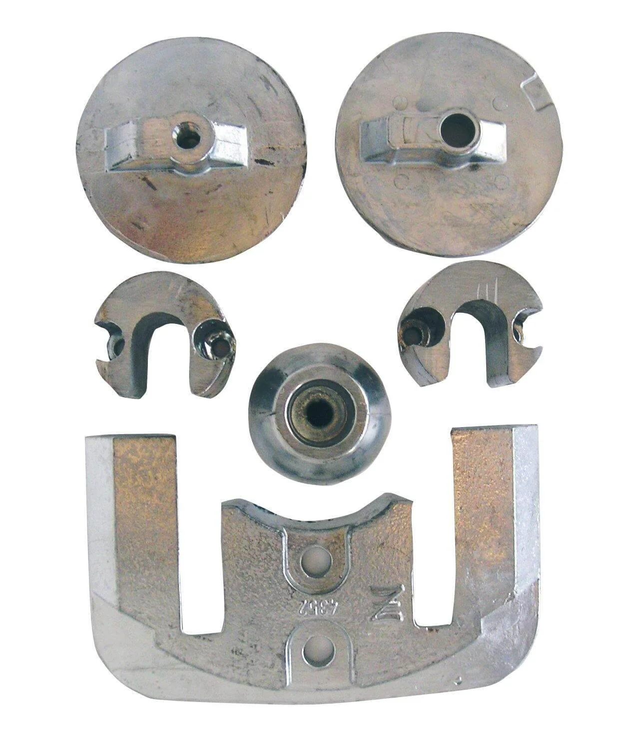Zink Anode Mercury / Mercruiser Type Bravo III, vanaf 2004 tot Nutid Kit, Motor, 3kg Zink Anode Mercury / Mercruiser Type Bravo III, vanaf 2004 tot Nutid Kit, Motor, 3kg