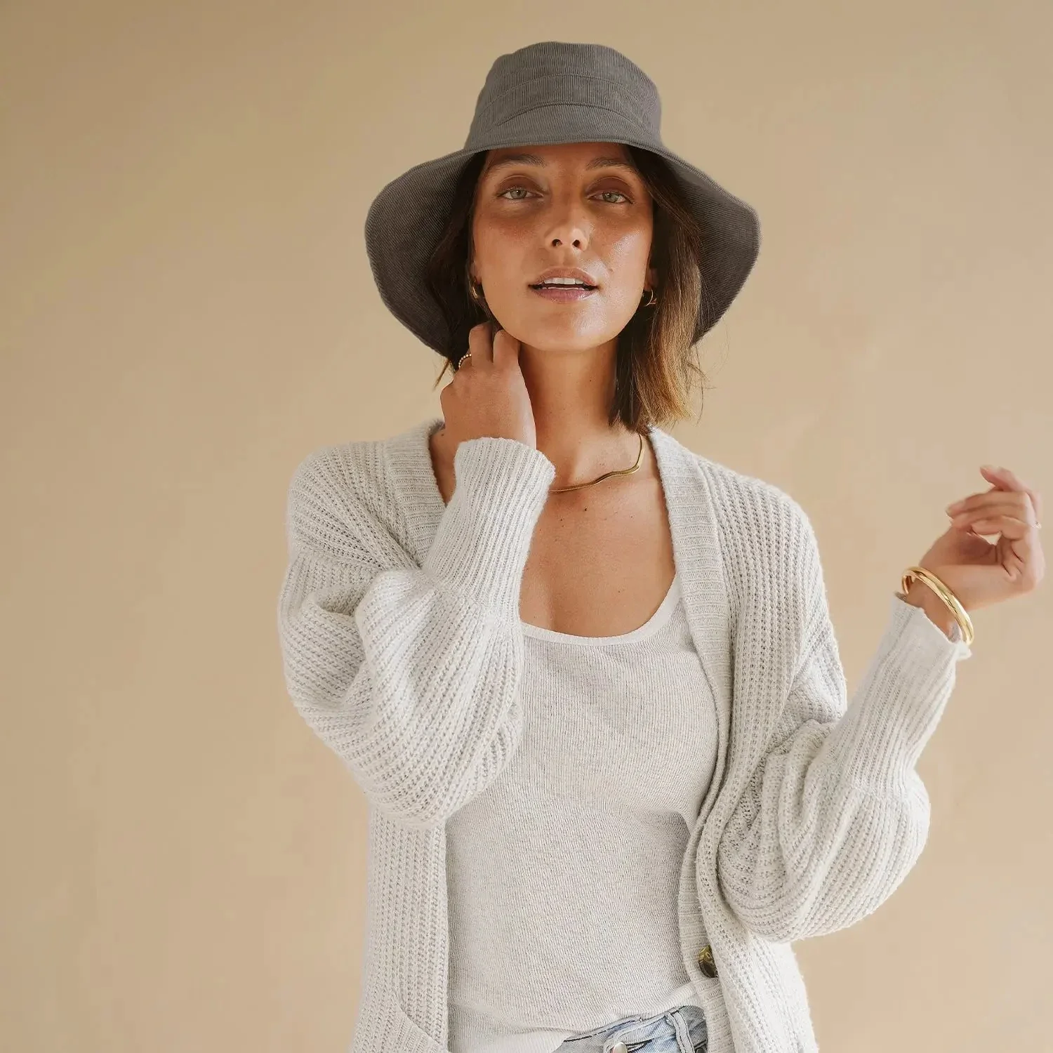 House of Ord – Bucket hat – Gabi Bucket – Loodgrijs