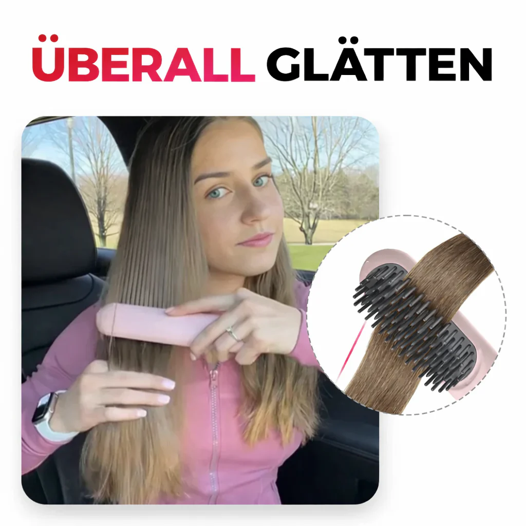 Gelaatsijzer | Draadloze Styler | Snelle Styling & Glanzend Haar | IonFlex Styler