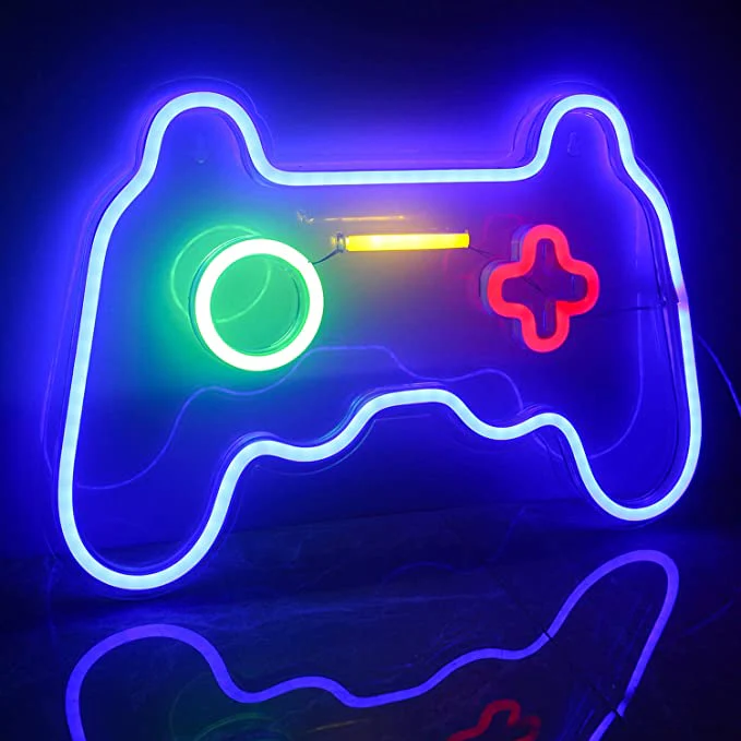Joystick Neon Wandlamp
