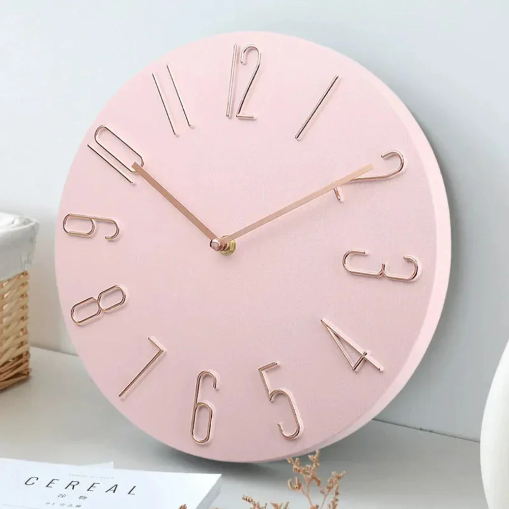 Silencio Moderne Stille Wandklok – Minimalistisch Design met Quartz-Uurwerk