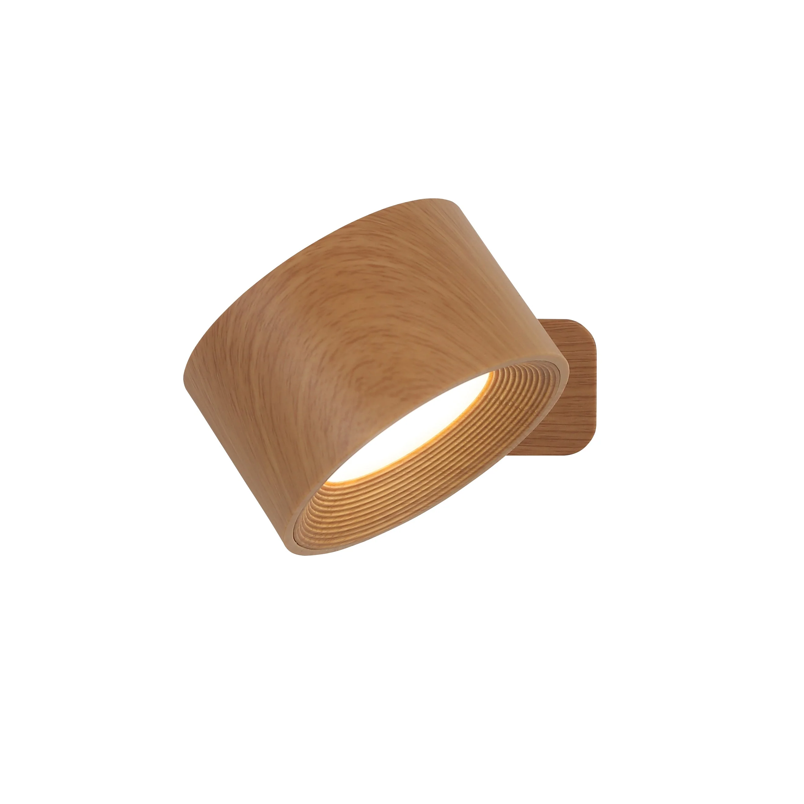 Ticky Magnetische Wandleuchte Houtlook