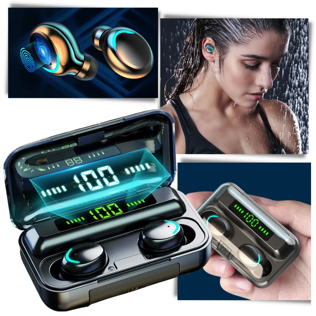 Bluetooth-oordopjes met oplaadbare batterijbox
