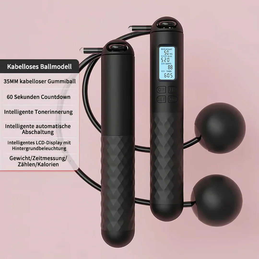 FitCount Smart Draadloos Springtouw | Fitness, vereenvoudigd
