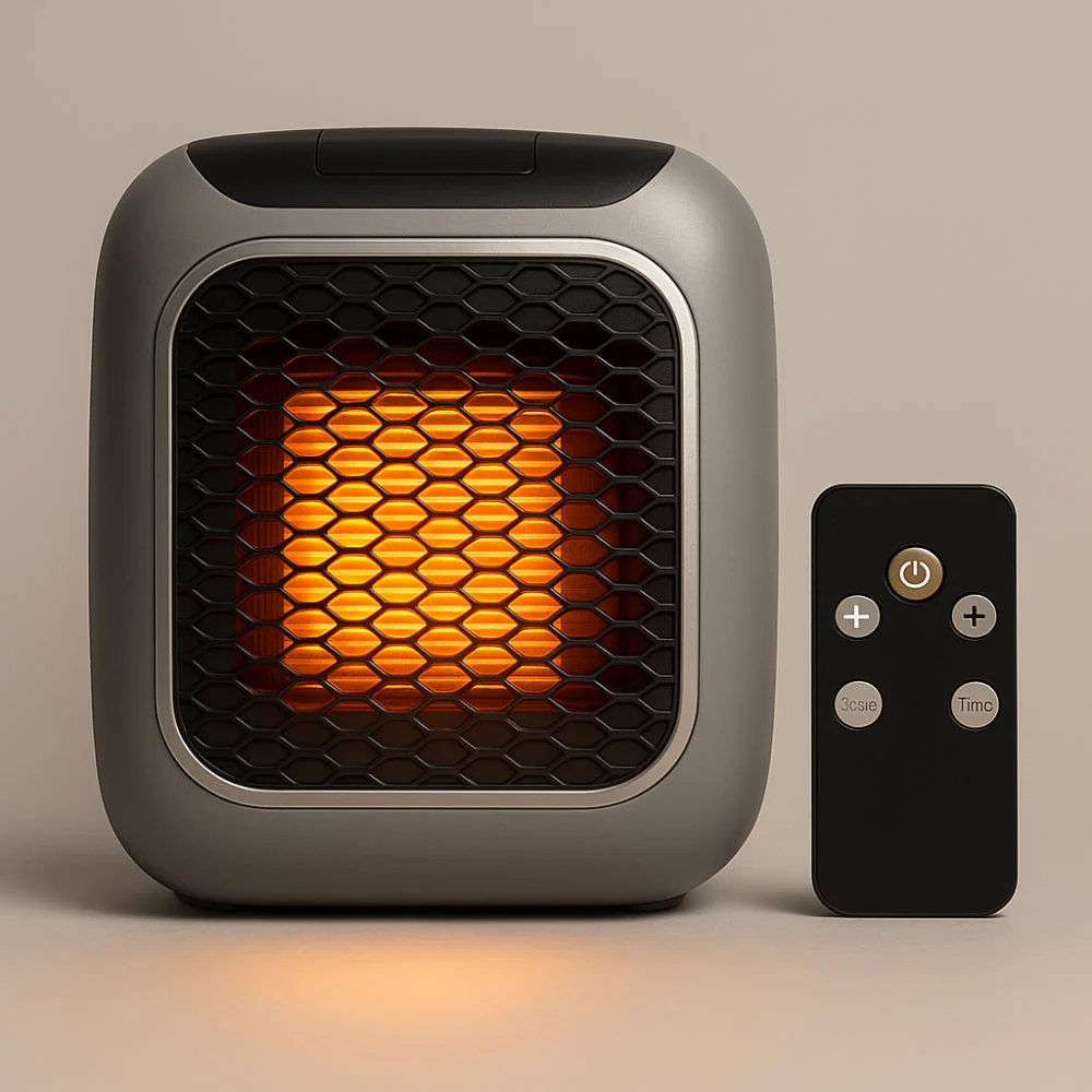 WarmiWall Keramische Wandverwarming – Energiezuinige Mini-radiator met Thermostaat