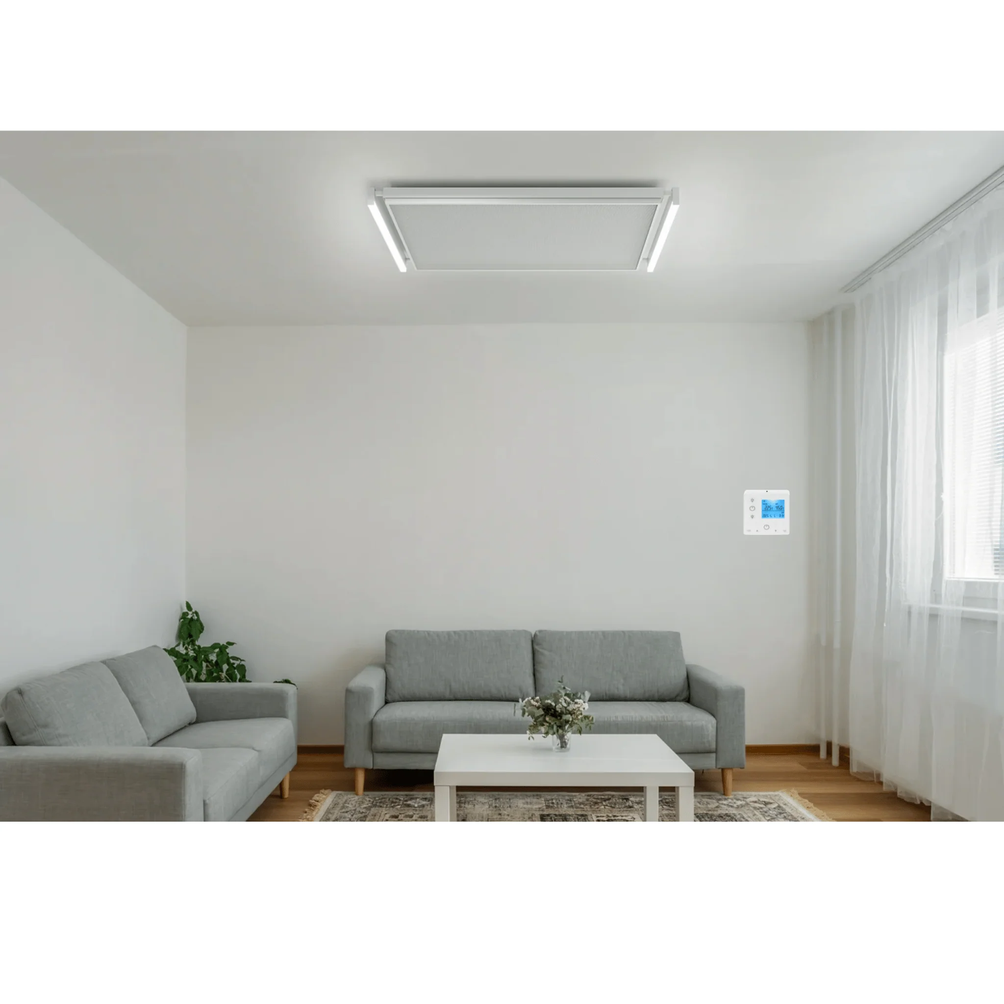 Infrarood paneel “Livorno” met LED verlichting & wifi – 1200 Watt (FSK)