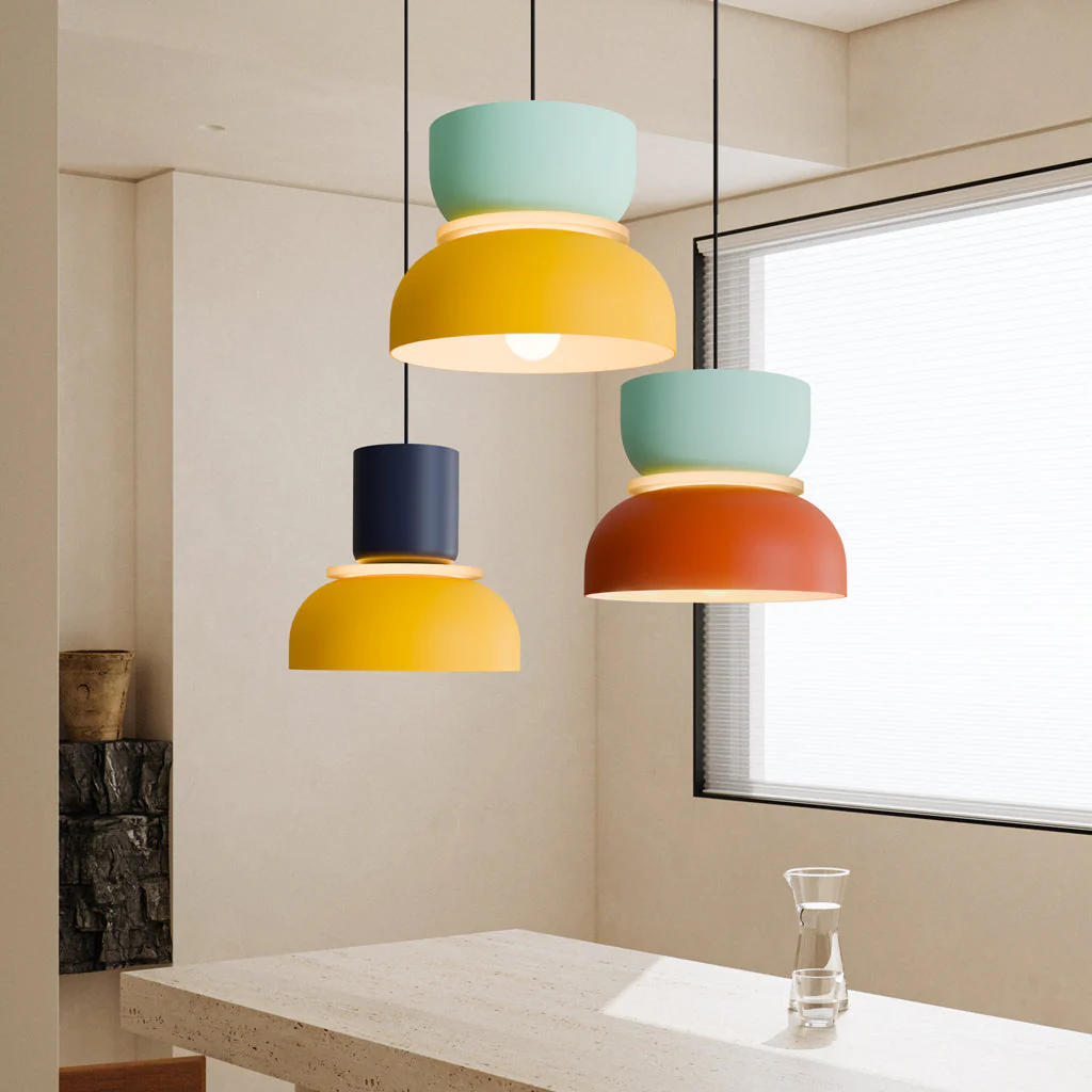 Lucie Kleurblok Scandinavische Hanglamp - Afbeelding 3