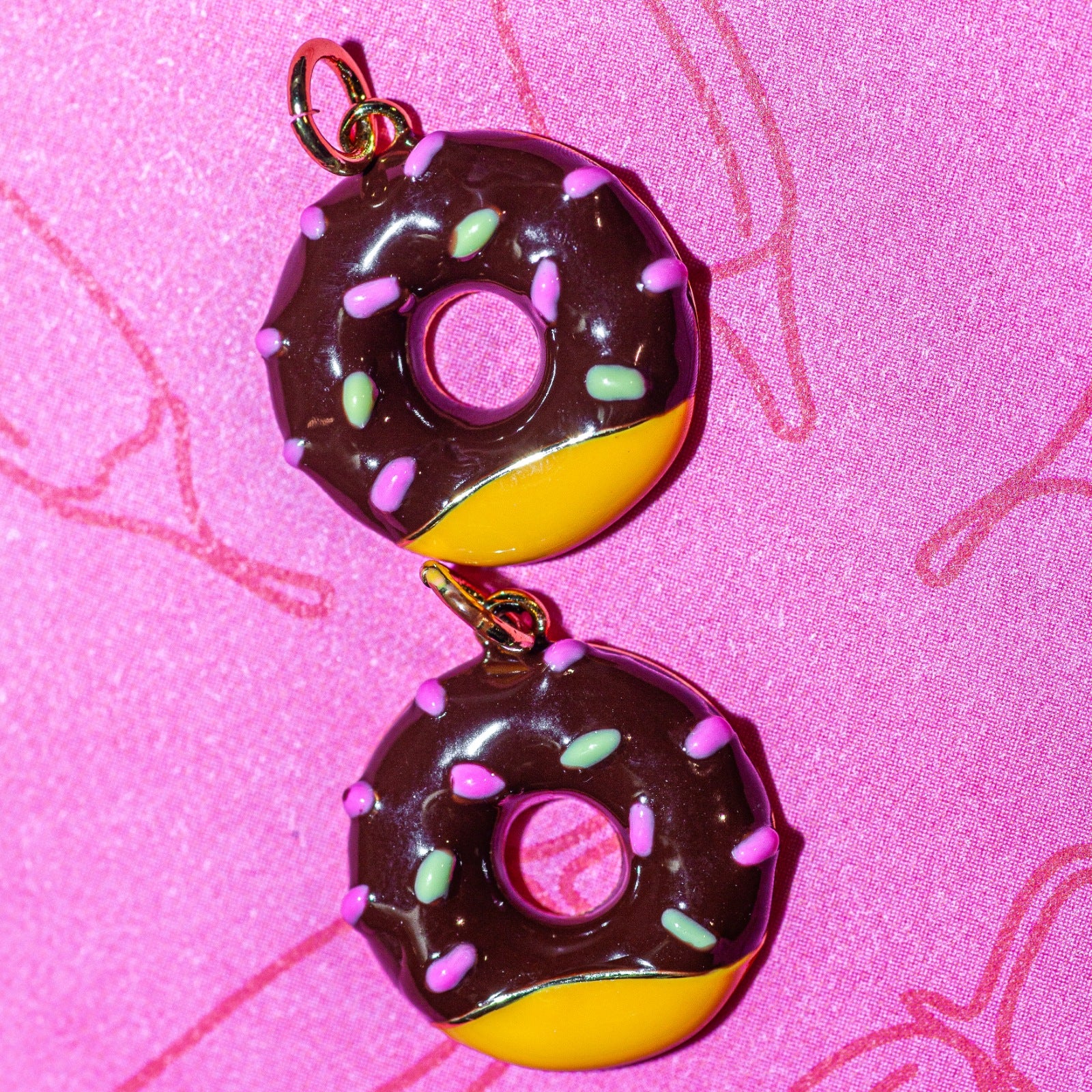 Bedel Donut Bruin-Geel | 18K Gold Filled