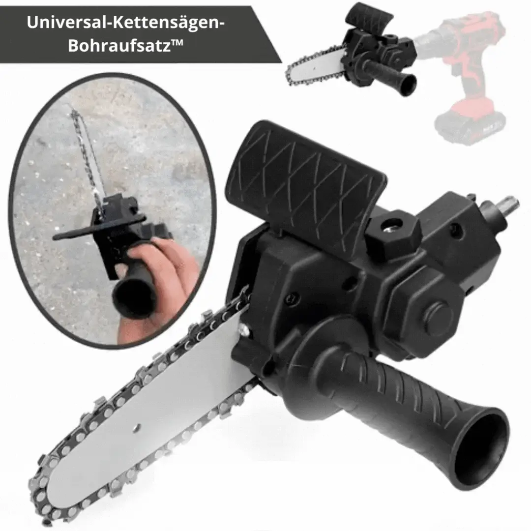 ChainTek – Universele Kettingzaag Booraansluiting