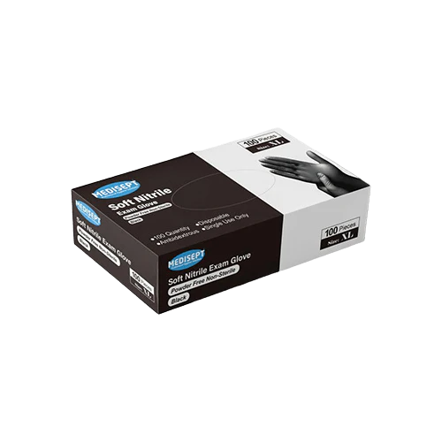 Medisept Soft Nitrile Handschoenen Zwart