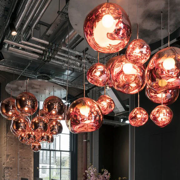 Meervlamige Hanglamp | Sculpturaal Melt Ontwerp