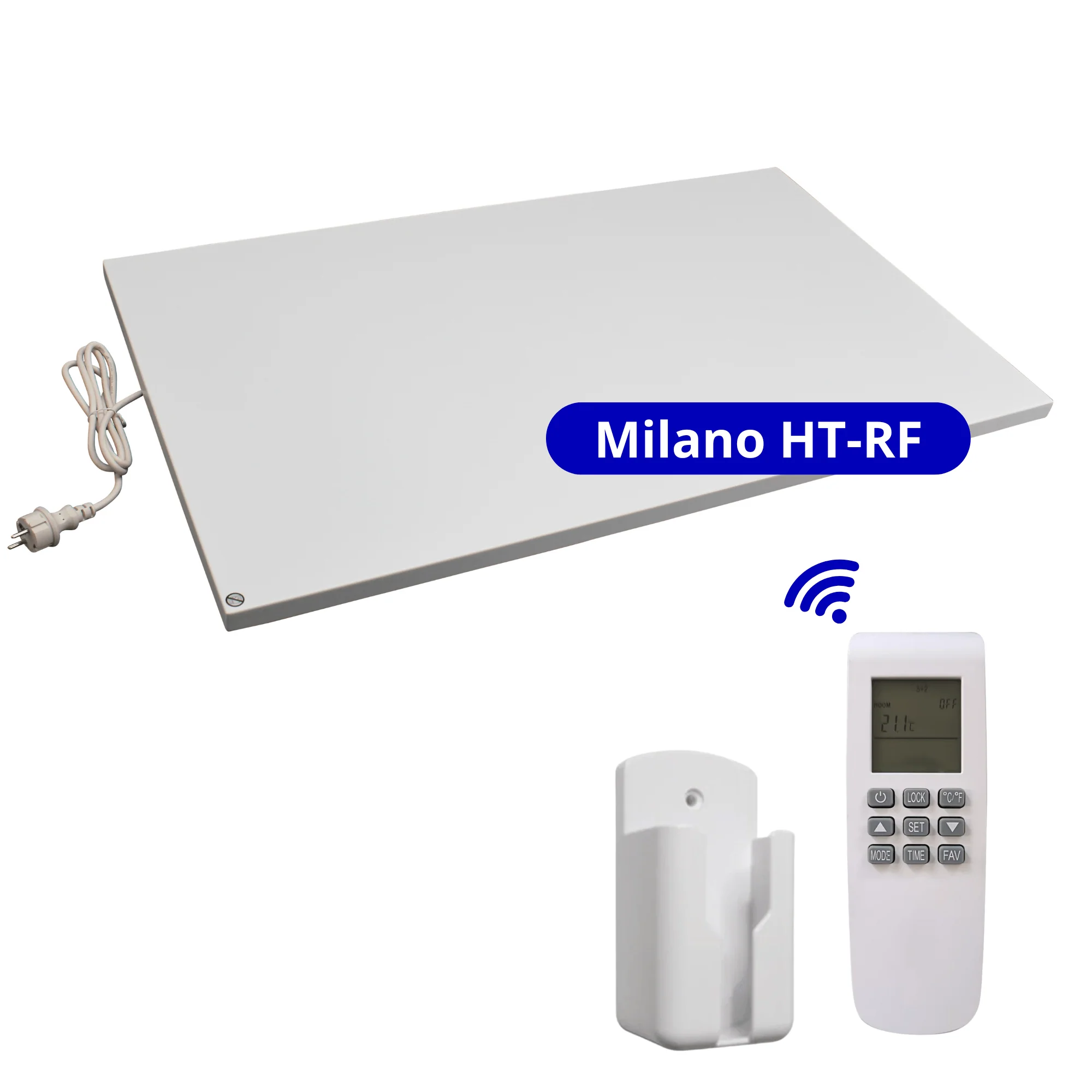Infrarood Paneel Milano HT – Draadloze bediening – 60 x 100 cm – 700 Watt