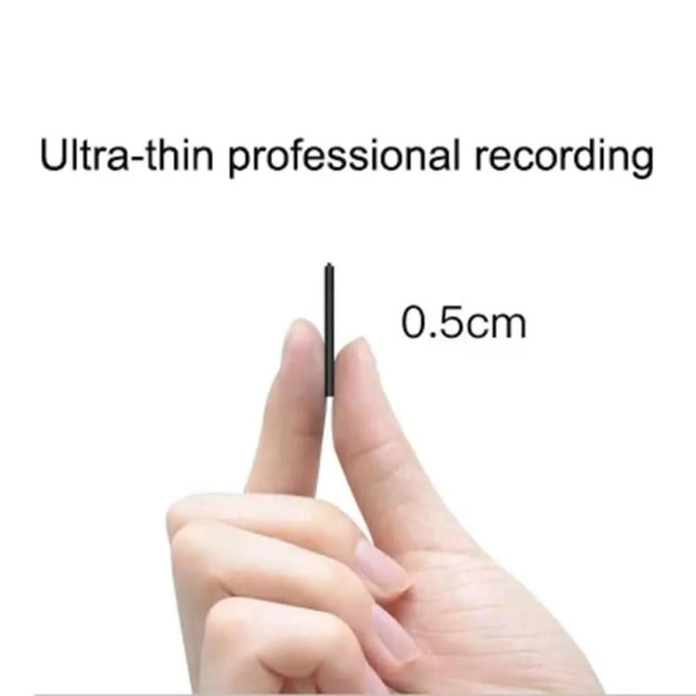 VOICENOTE Mini – Ultra licht dictafoon met spraakactivatie & 32 GB opslag - Afbeelding 3