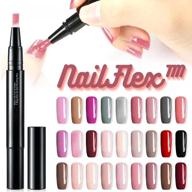 Nagelgel | Precieze Nail Art met Gel Kleuren | Sneldrogend en Langhoudend | NailFlex