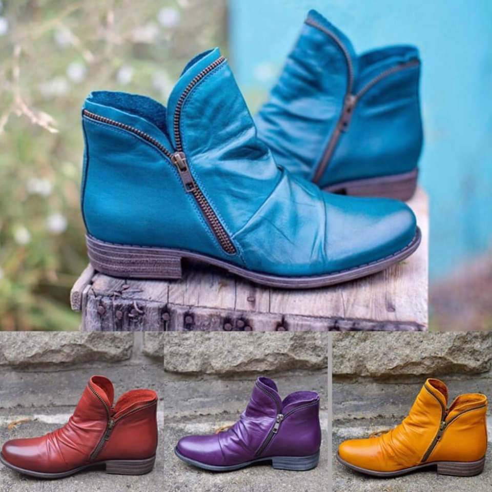 Comfortabele Dames Enkellaarsjes Solira – Warme Winterlaarzen met Ondersteuning en Stijl