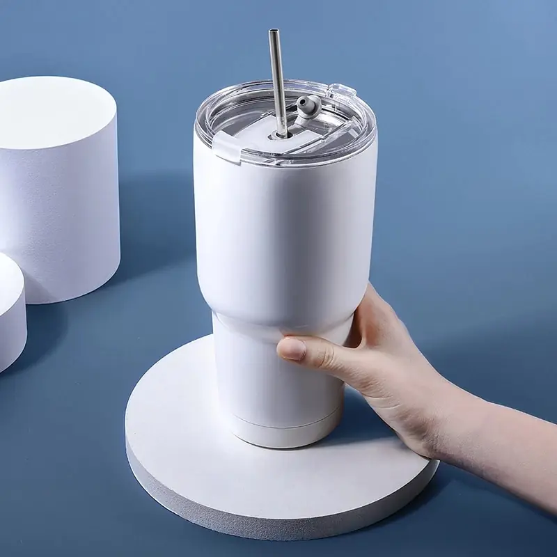 Thermosbeker met Schuifdeksel – TempTraveler
