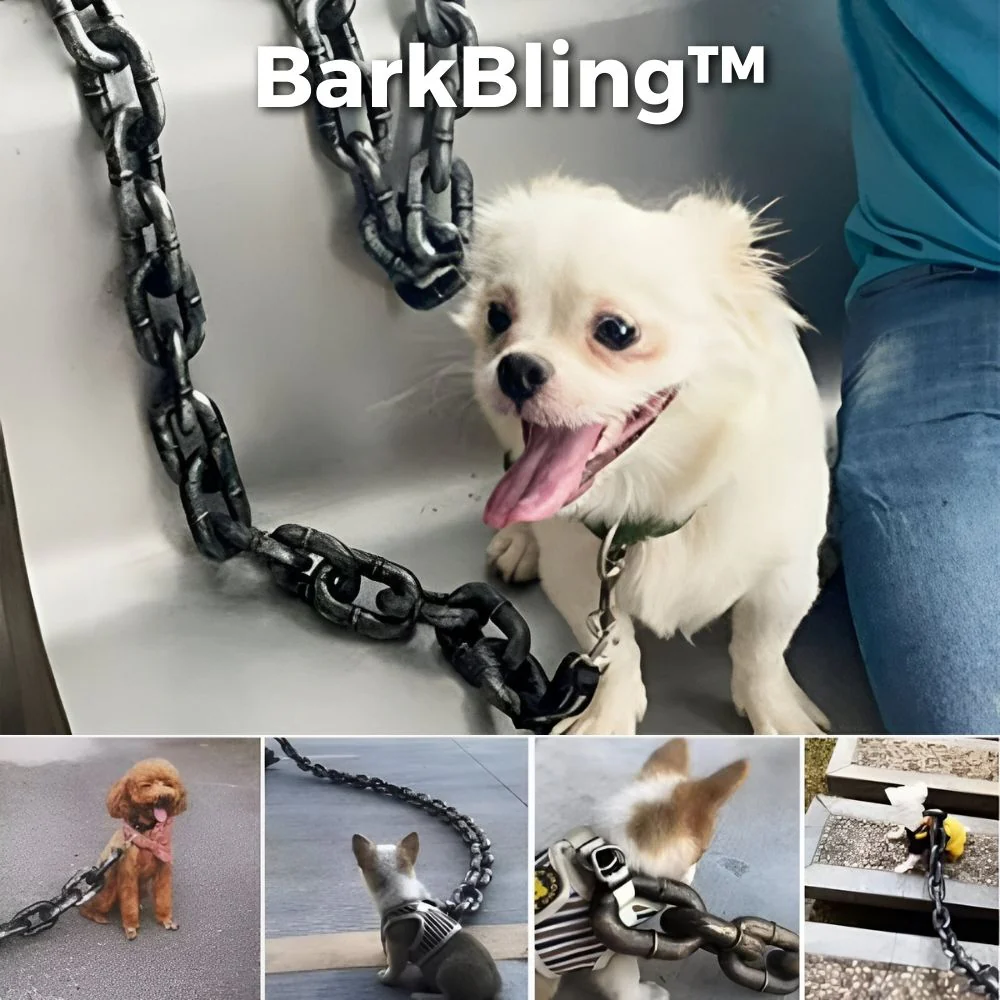 BarkBling – Grappige grote hondenriem