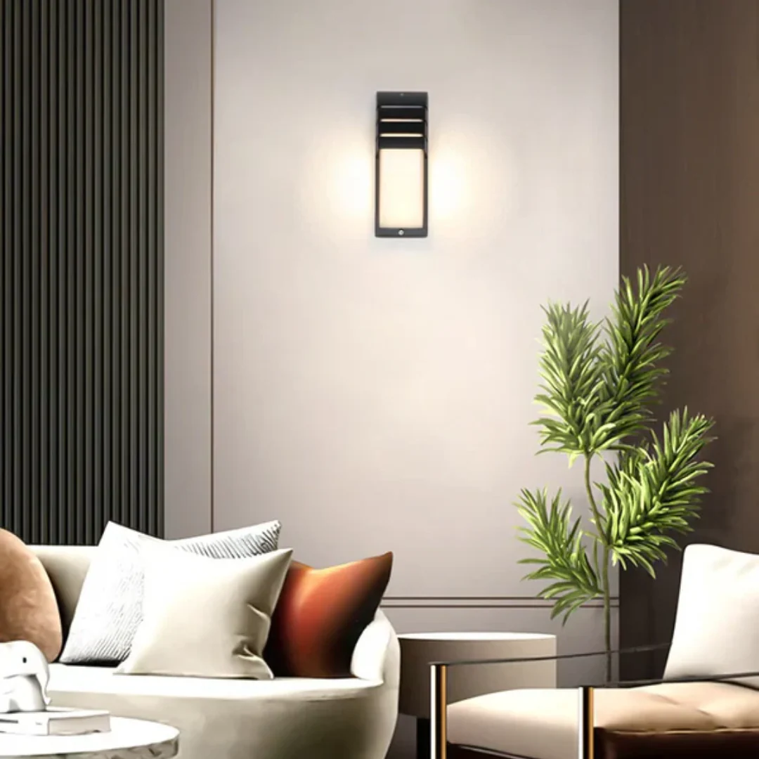 Buitenwandlamp met bewegingssensor – Waterdichte LED-buitenwandlamp voor tuin en terras - Afbeelding 3