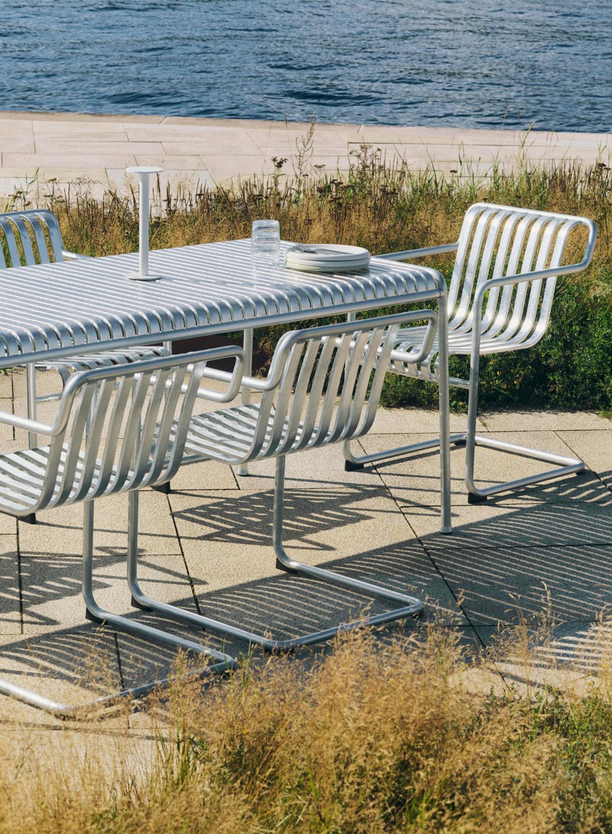 Palissade Table, Galvanised Steel 220 - HAY - Afbeelding 2