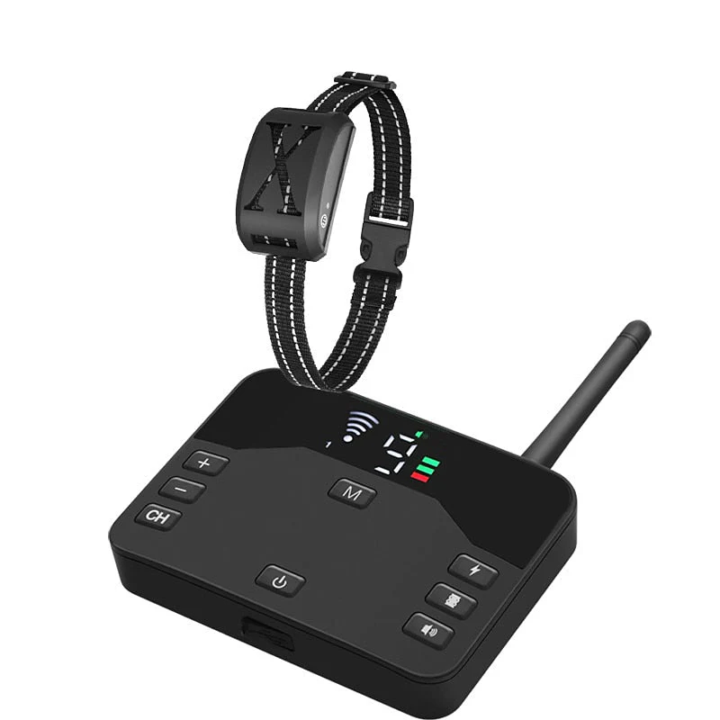 FidoFence Pro Geavanceerd Draadloos Hondenomheining Systeem Met Halsband, 9–240 Meter